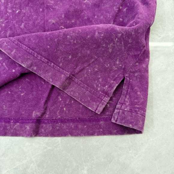 Women’s PINK Victoria's Secret Campus Tee Seal Logo Long Sleeve Acid Wash Shirt - Picture 8 of 16